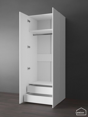 Шкаф Linnea MHR-2PO-3 2050х800х510 (Белый-М 11.1.1) в Невьянске - nevyansk.ok-mebel.com | фото 5