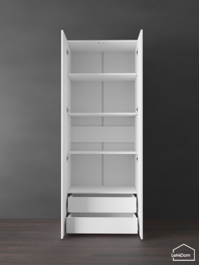 Шкаф Linnea MHR-2PO-4 2050х800х510 (Белый-М 11.1.1) в Невьянске - nevyansk.ok-mebel.com | фото 6