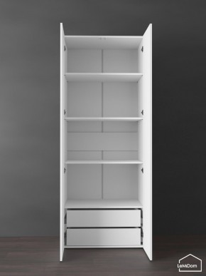 Шкаф Linnea MHR-2PO-4 2050х800х510 (Белый-М 11.1.2) в Невьянске - nevyansk.ok-mebel.com | фото 5