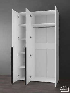 Шкаф Linnea MHR-3-1 2050х1200х510 (Белый-М 11.1.2) в Невьянске - nevyansk.ok-mebel.com | фото 5