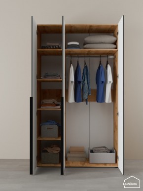 Шкаф Linnea MHR-3-1 2050х1200х510 (ДВ-М 11.1.25) в Невьянске - nevyansk.ok-mebel.com | фото 4