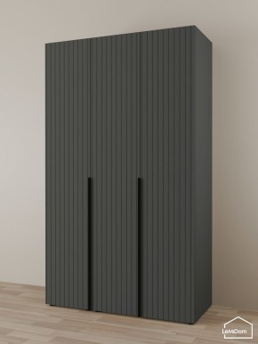 Шкаф Linnea MHR-3-1 2050х1200х510 (Графит-М 11.1.25) в Невьянске - nevyansk.ok-mebel.com | фото