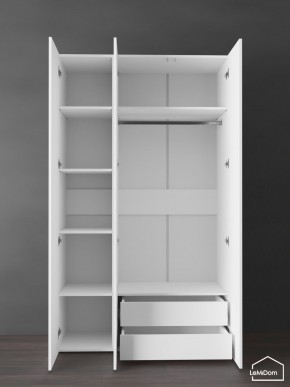 Шкаф Linnea MHR-3PO-2 2050х1200х510 (Белый-М 11.1.2) в Невьянске - nevyansk.ok-mebel.com | фото 5