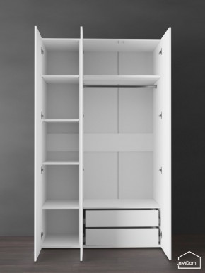 Шкаф Linnea MHR-3PO-2 2050х1200х510 (Белый-М 11.1.2) в Невьянске - nevyansk.ok-mebel.com | фото 6