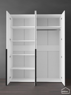 Шкаф Linnea MHR-4-1 2050х1600х510 (Белый-М 11.1.2) в Невьянске - nevyansk.ok-mebel.com | фото 4