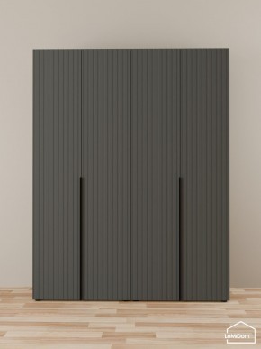 Шкаф Linnea MHR-4-2 2050х1600х510 (Графит-М 11.1.25) в Невьянске - nevyansk.ok-mebel.com | фото