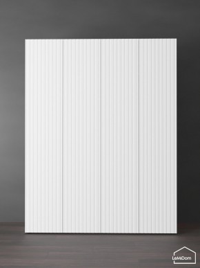 Шкаф Linnea MHR-4PO-1 2050х1600х510 (Белый-М 11.1.1) в Невьянске - nevyansk.ok-mebel.com | фото 5