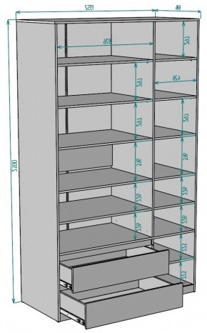 Шкаф Мальта H219 в Невьянске - nevyansk.ok-mebel.com | фото 2