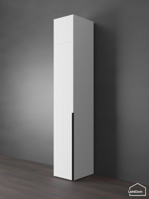 Шкаф с антресолью Linnea MHR-1A-3 2450х400х510 (Белый-М 11.1.2) в Невьянске - nevyansk.ok-mebel.com | фото