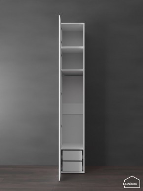 Шкаф с антресолью Linnea MHR-1POA-3 2450х400х510 (Белый-М 11.1.2) в Невьянске - nevyansk.ok-mebel.com | фото 5