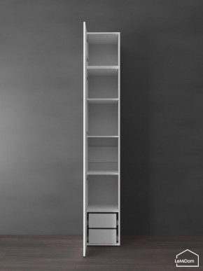 Шкаф с антресолью Linnea MHR-1POA-4 2450х400х510 (Белый-М 11.1.2) в Невьянске - nevyansk.ok-mebel.com | фото 6