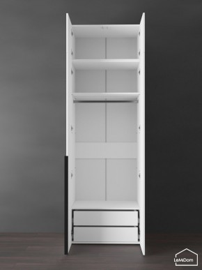 Шкаф с антресолью Linnea MHR-2A-3 2450х800х510 (Белый-М 11.1.2) в Невьянске - nevyansk.ok-mebel.com | фото 6