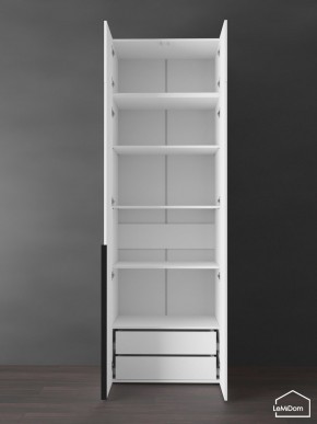 Шкаф с антресолью Linnea MHR-2A-4 2450х800х510 (Белый-М 11.1.2) в Невьянске - nevyansk.ok-mebel.com | фото 6