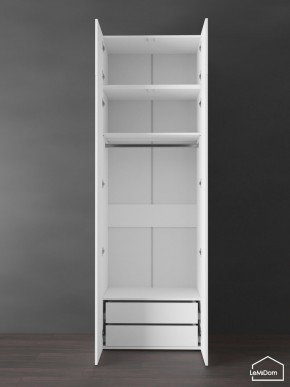 Шкаф с антресолью Linnea MHR-2POA-3 2450х800х510 (Белый-М 11.1.2) в Невьянске - nevyansk.ok-mebel.com | фото 5