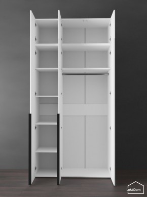 Шкаф с антресолью Linnea MHR-3A-1 2450х1200х510 (Белый-М 11.1.2) в Невьянске - nevyansk.ok-mebel.com | фото 5