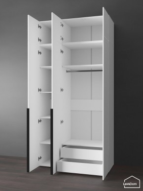 Шкаф с антресолью Linnea MHR-3A-2 2450х1200х510 (Белый-М 11.1.2) в Невьянске - nevyansk.ok-mebel.com | фото 5