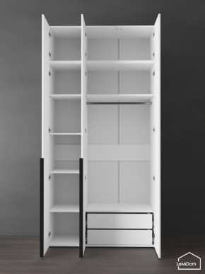 Шкаф с антресолью Linnea MHR-3A-2 2450х1200х510 (Белый-М 11.1.2) в Невьянске - nevyansk.ok-mebel.com | фото 6