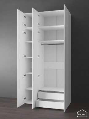Шкаф с антресолью Linnea MHR-3POA-2 2450х1200х510 (Белый-М 11.1.1) в Невьянске - nevyansk.ok-mebel.com | фото 5