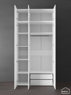 Шкаф с антресолью Linnea MHR-3POA-2 2450х1200х510 (Белый-М 11.1.2) в Невьянске - nevyansk.ok-mebel.com | фото 6
