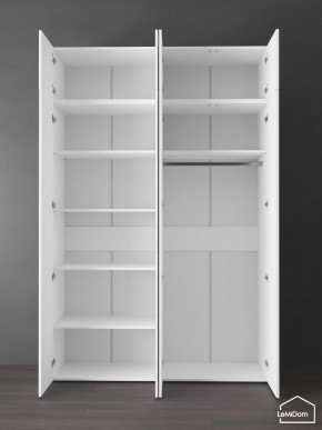 Шкаф с антресолью Linnea MHR-4POA-1 2450х1600х510 (Белый-М 11.1.1) в Невьянске - nevyansk.ok-mebel.com | фото 4