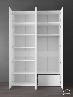 Шкаф с антресолью Linnea MHR-4POA-2 2450х1600х510 (Белый-М 11.1.2) в Невьянске - nevyansk.ok-mebel.com | фото 5