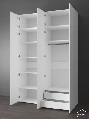 Шкаф с антресолью Linnea MHR-4POA-2 2450х1600х510 (Белый-М 11.1.2) в Невьянске - nevyansk.ok-mebel.com | фото 6