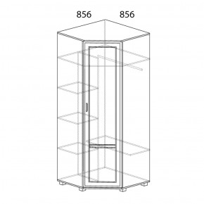 Шкаф угловой №243 Белла в Невьянске - nevyansk.ok-mebel.com | фото 2