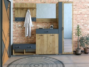 Шкаф ун-й с зеркалом НКМ Бостон Секция 5 в Невьянске - nevyansk.ok-mebel.com | фото 2