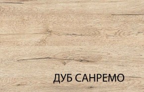 Шкаф-витрина 1D1V OSKAR , цвет дуб Санремо в Невьянске - nevyansk.ok-mebel.com | фото 3