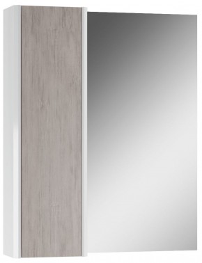 Шкаф-зеркало Uno 60 Дуб серый левый/правый Домино (DU1503HZ) в Невьянске - nevyansk.ok-mebel.com | фото 2