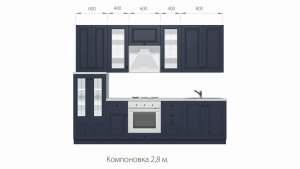 Кухонный гарнитур Вена в Невьянске - nevyansk.ok-mebel.com | фото 3