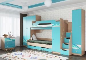 Кровать с ящиками Сити 1 в Невьянске - nevyansk.ok-mebel.com | фото 2