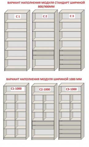 Спальня Серый камень + Кровать (серии «ГЕСТИЯ») Серый камень/Дуб Небраска натуральный в Невьянске - nevyansk.ok-mebel.com | фото 14