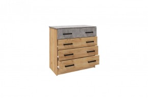 Спальня Асти Комод (Дуб крафт золотой) в Невьянске - nevyansk.ok-mebel.com | фото 2