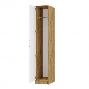 Спальный гарнитур Евро (модульный) Крафт/Белый в Невьянске - nevyansk.ok-mebel.com | фото 20