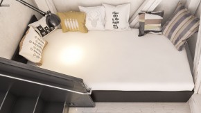 Стандарт Кровать 0900, цвет венге, ШхГхВ 93,5х203,5х70 см., сп.м. 900х2000 мм., без матраса, основание есть в Невьянске - nevyansk.ok-mebel.com | фото 6