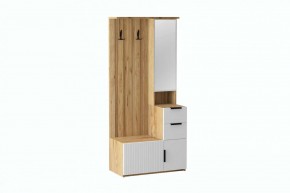 СТЕФАНИ-1 Прихожая (дуб крафт золотой/белый софт) в Невьянске - nevyansk.ok-mebel.com | фото