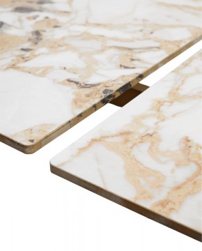 Стол ACERRA NEW 160 GLOSS GRAND JADE SOLID CERAMIC/ каркас цвета шампань, ®DISAUR в Невьянске - nevyansk.ok-mebel.com | фото 8