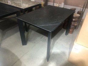 Стол CORNER 120 MATT BLACK MARBLE SOLID CERAMIC / BLACK, ®DISAUR в Невьянске - nevyansk.ok-mebel.com | фото 2