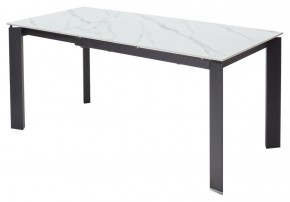 Стол CORNER 120 MATT WHITE MARBLE SOLID CERAMIC / BLACK, ®DISAUR в Невьянске - nevyansk.ok-mebel.com | фото 7