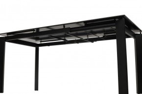 Стол CORNER 120 MATTE STATUARIO Белый мрамор матовый керамика, стекло/ черный каркас, ®DISAUR в Невьянске - nevyansk.ok-mebel.com | фото 9