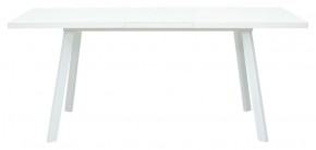 Стол ФИН 140 Белый, стекло/ Белый каркас М-City в Невьянске - nevyansk.ok-mebel.com | фото 2