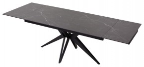 Стол FORIO 160 MATT BLACK MARBLE SOLID CERAMIC / BLACK, ®DISAUR в Невьянске - nevyansk.ok-mebel.com | фото 5