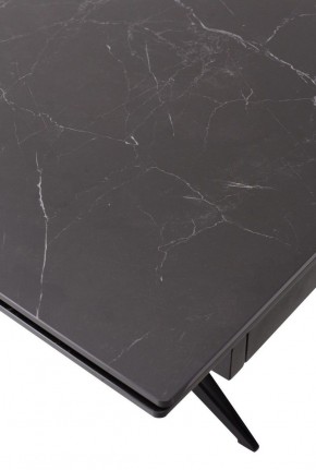 Стол FORIO 160 MATT BLACK MARBLE SOLID CERAMIC / BLACK, ®DISAUR в Невьянске - nevyansk.ok-mebel.com | фото 9