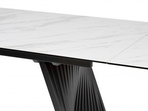 Стол IVAR 180 MARBLES KL-99 Белый мрамор, итальянская керамика/серый, ®DISAUR в Невьянске - nevyansk.ok-mebel.com | фото 8