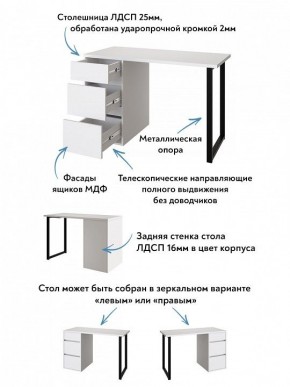 Стол письменный Эконом стандарт С-401 в Невьянске - nevyansk.ok-mebel.com | фото 6