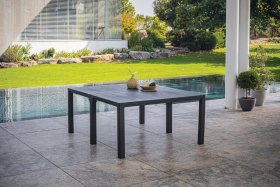 Стол раскладной Джули (Julie Double table 2 configurations) Графит в Невьянске - nevyansk.ok-mebel.com | фото 2