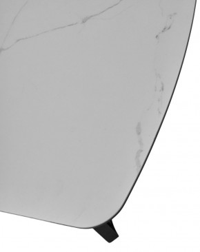 Стол RASMUS 160 TL-45 Белый мрамор, испанская керамика / черный каркас, ®DISAUR в Невьянске - nevyansk.ok-mebel.com | фото 6