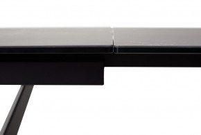 Стол RIETI 200 NERO KL-116 Черный мрамор матовый, итальянская керамика/ черный каркас, ®DISAUR в Невьянске - nevyansk.ok-mebel.com | фото 3