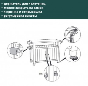Столик для барбекю 207 Л (Unity XL 207L) в Невьянске - nevyansk.ok-mebel.com | фото 8
